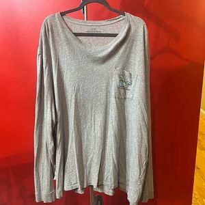 Mens Vineyard Vines long sleeve grey Tee